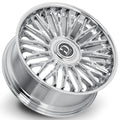 24" Dolce Luxury Wheels Lusso Chrome Floating Cap Rims