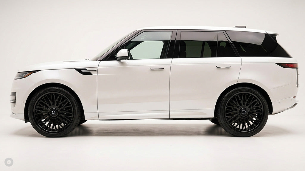 24" Dolce Luxury Wheels Lusso Gloss Black Floating Cap Rims