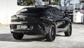 24" Dolce Luxury Wheels Razzo Matte Black Face with Gloss Black Lip Floating Cap Rims