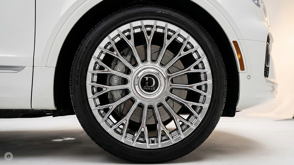 24" Dolce Luxury Wheels Roma Chrome Floating Cap Rims