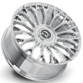 24" Dolce Luxury Wheels Roma Chrome Floating Cap Rims