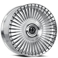 22" Dolce Luxury Wheels Trento Chrome Floating Cap Rims