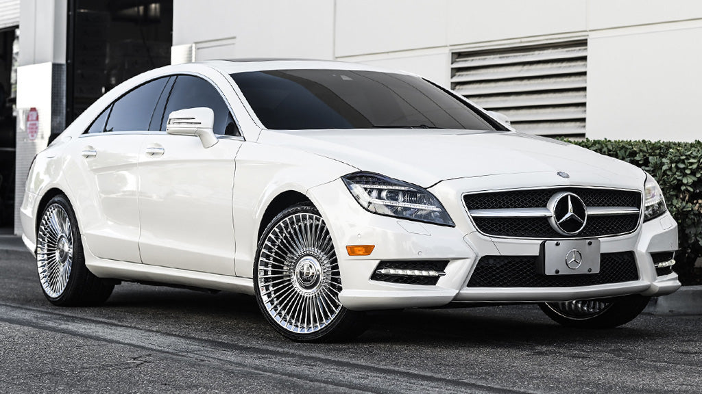 24" Dolce Luxury Wheels Trento Chrome Floating Cap Rims