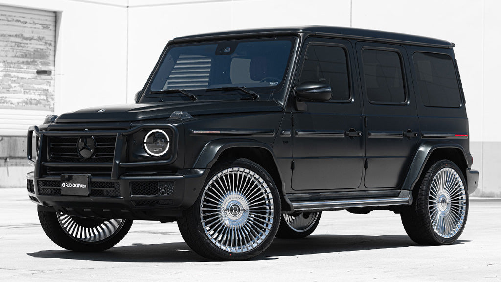 24" Dolce Luxury Wheels Trento Chrome Floating Cap Rims