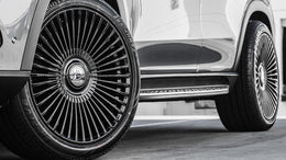 26" Dolce Luxury Wheels Trento Gloss Black Floating Cap Rims