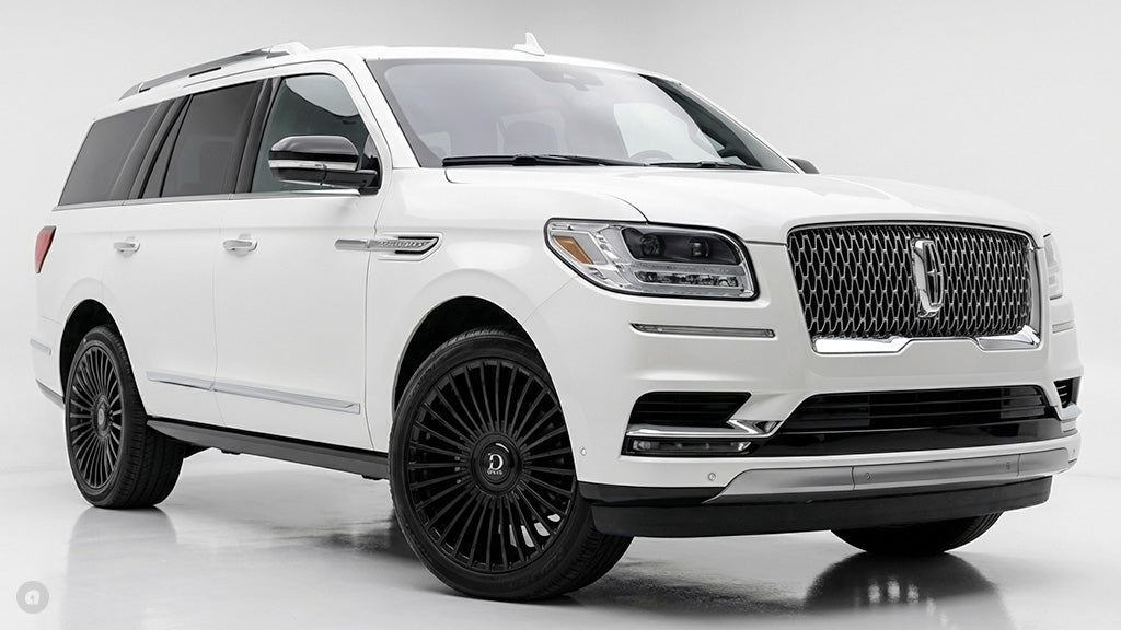 26" Dolce Luxury Wheels Trento Gloss Black Floating Cap Rims