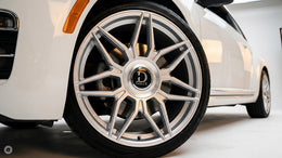 22" Dolce Luxury Wheels Verona Gloss Silver with Brushed Face Floating Cap Rims