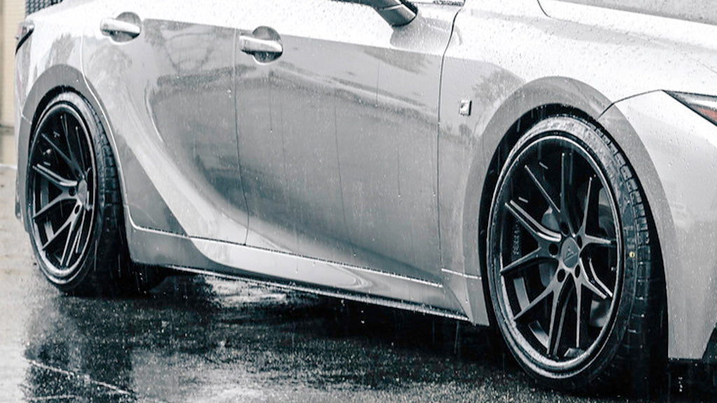 22" Ferrada Wheels FR2 Matte Black with Gloss Black Lip Rims