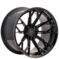 22" Ferrada Wheels F8-FR11 Obsidian Black Flow Formed Rims
