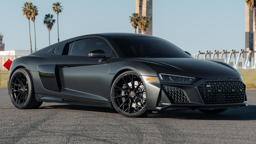 22" Ferrada Wheels F8-FR11 Obsidian Black Flow Formed Rims