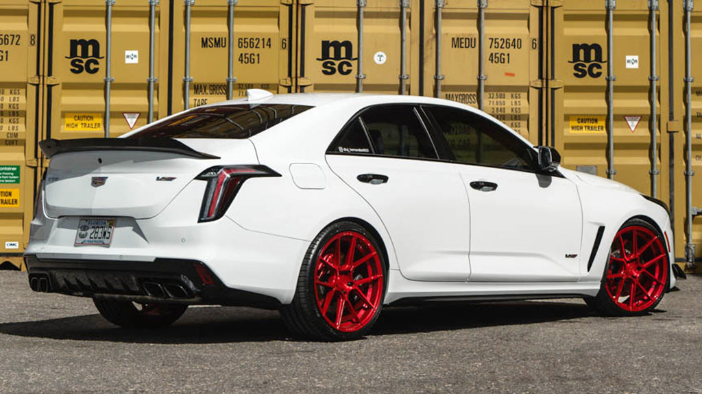 20" Ferrada Wheels F8-FR8 Brushed Rouge Flow Formed Rims
