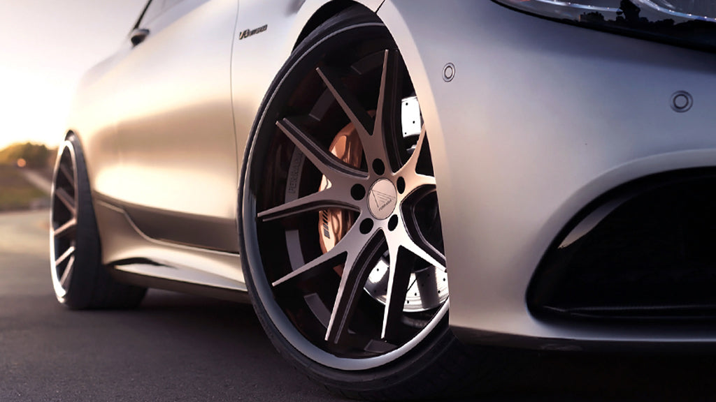 22" Ferrada Wheels FR2 Matte Bronze with Gloss Black Lip Rims