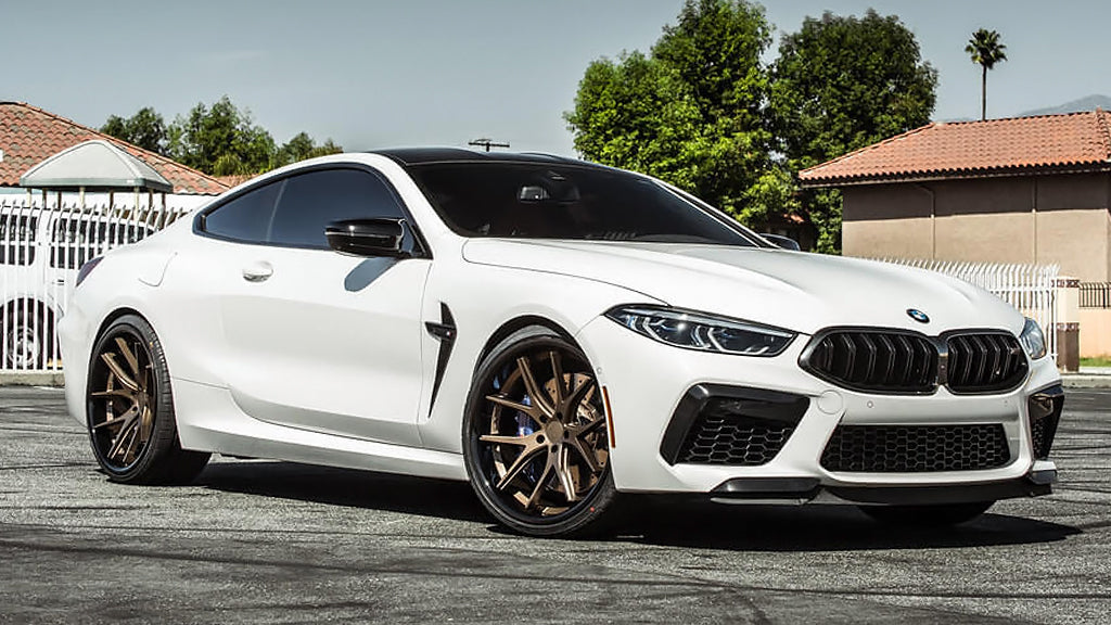 22" Ferrada Wheels FR2 Matte Bronze with Gloss Black Lip Rims
