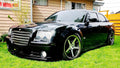 22" Ferrada Wheels FR3 Black Machined with Chrome Lip Rims