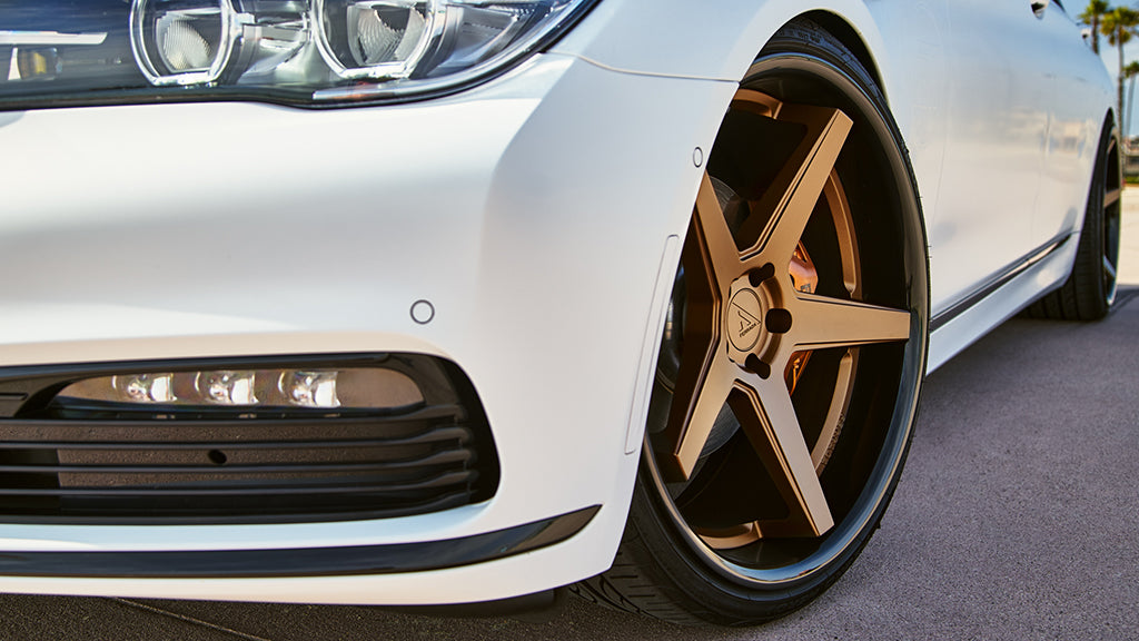 20" Ferrada Wheels FR3 Matte Bronze with Gloss Black Lip Rims