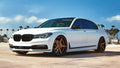 20" Ferrada Wheels FR3 Matte Bronze with Gloss Black Lip Rims