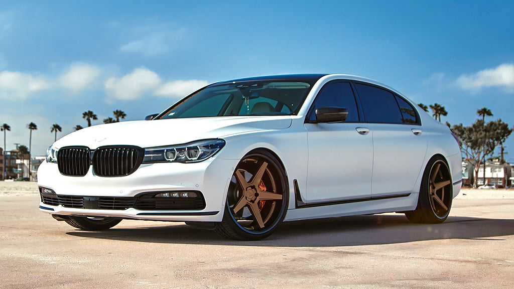 20" Ferrada Wheels FR3 Matte Bronze with Gloss Black Lip Rims