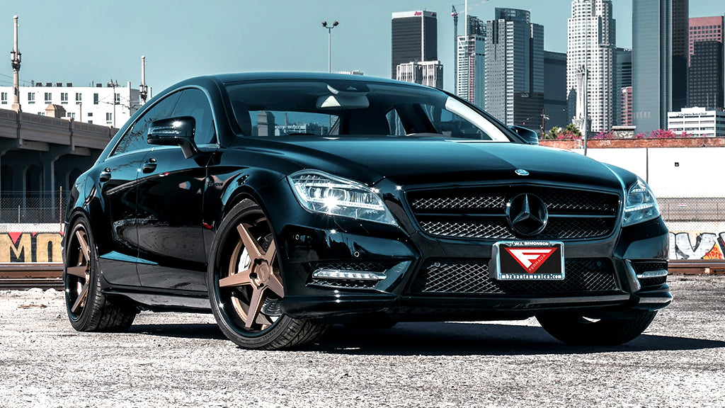 20" Ferrada Wheels FR3 Matte Bronze with Gloss Black Lip Rims