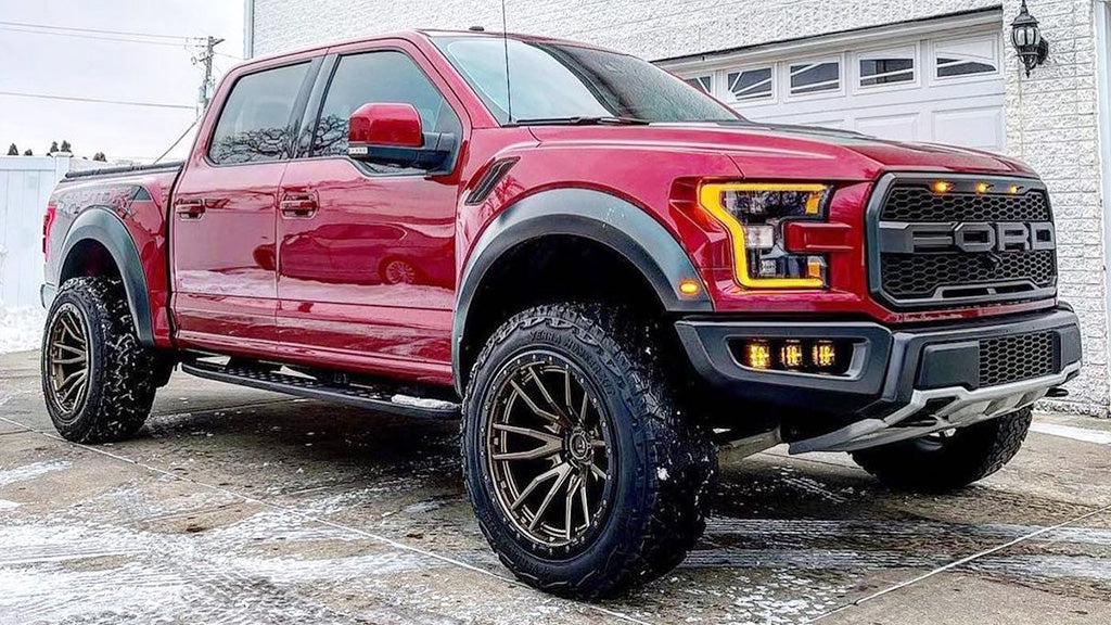 20" Fuel Wheels D681 Rebel Bronze with Black Lip 6-Lug Off-Road Rims