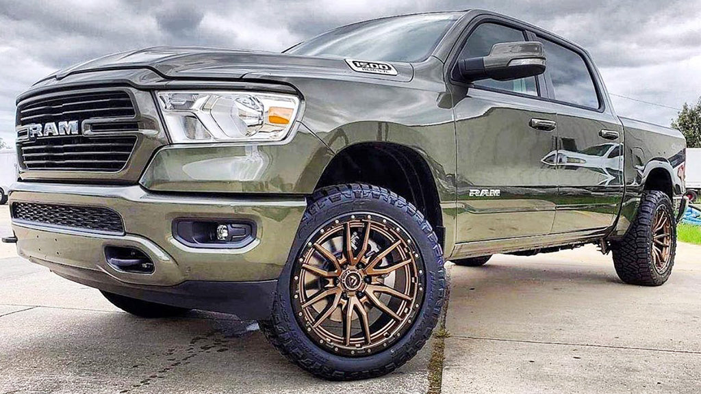 20" Fuel Wheels D681 Rebel Bronze with Black Lip 6-Lug Off-Road Rims
