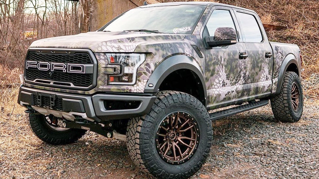 20" Fuel Wheels D681 Rebel Bronze with Black Lip 6-Lug Off-Road Rims