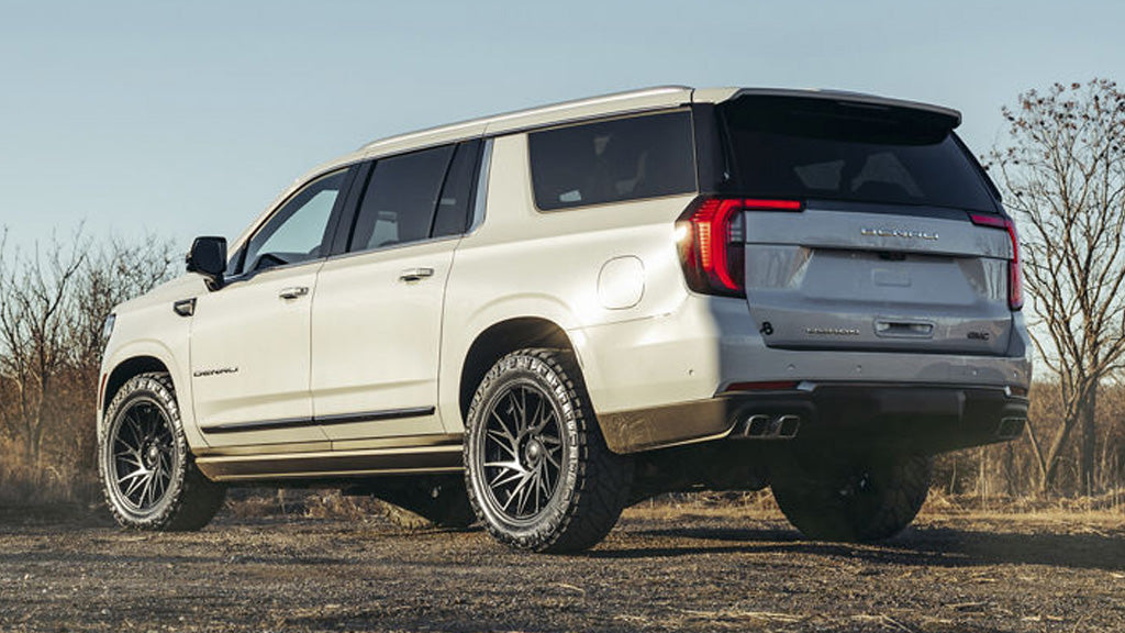 24" Fuel Wheels FC405 Dynamo Matte Black with Gloss Black Lip Off-Road Fusion Forged Rims