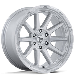 17" Fuel Wheels FC887 Circuit Gloss Silver with Machined Face Off-Road Rims