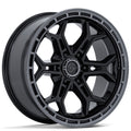 20" Fuel Wheels FC896 Heathen Gloss Black with Gloss Gunmetal Lip Off-Road Rims