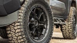 20" Fuel Wheels FC896 Heathen Gloss Black with Gloss Gunmetal Lip Off-Road Rims