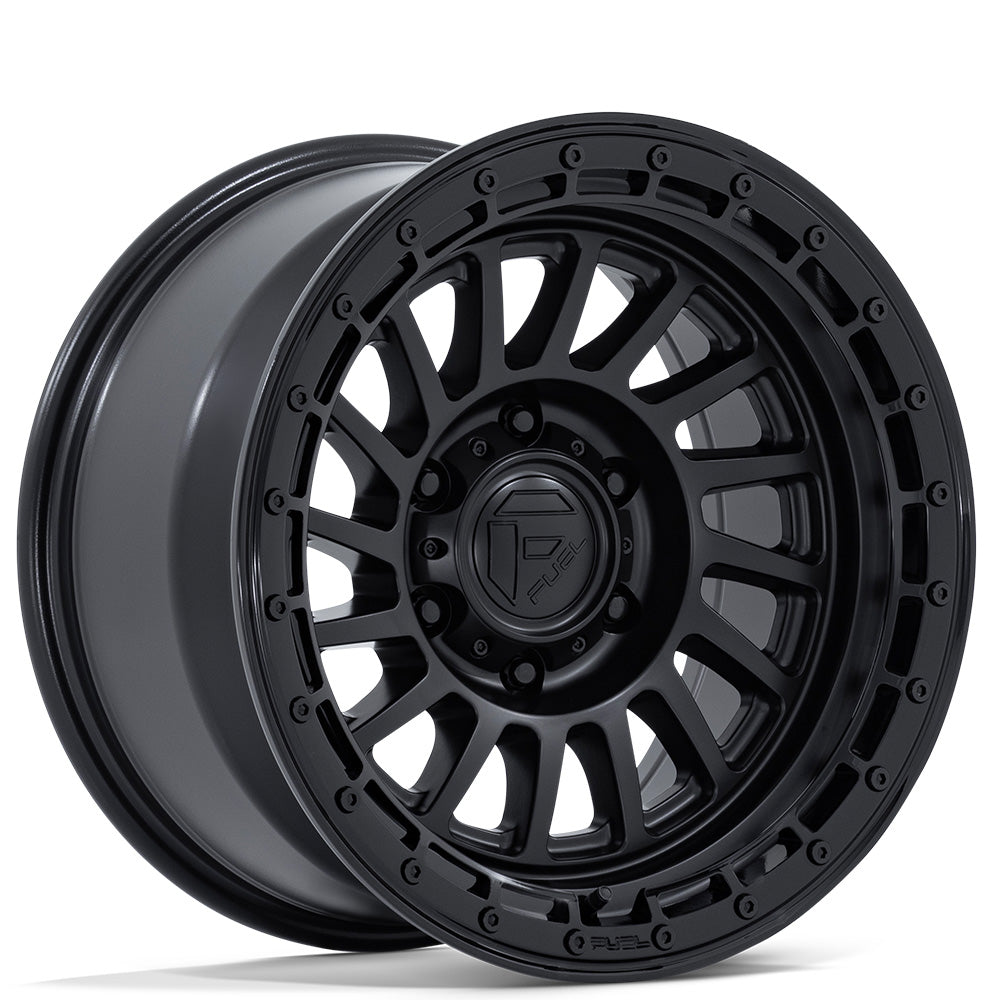 17" Fuel Wheels FC897 Havoc Matte Black with Gloss Black Lip Off-Road Rims