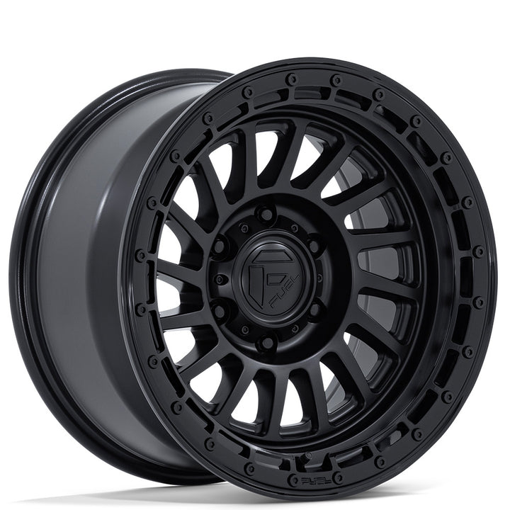 17" Fuel Wheels FC897 Havoc Matte Black with Gloss Black Lip Off-Road Rims