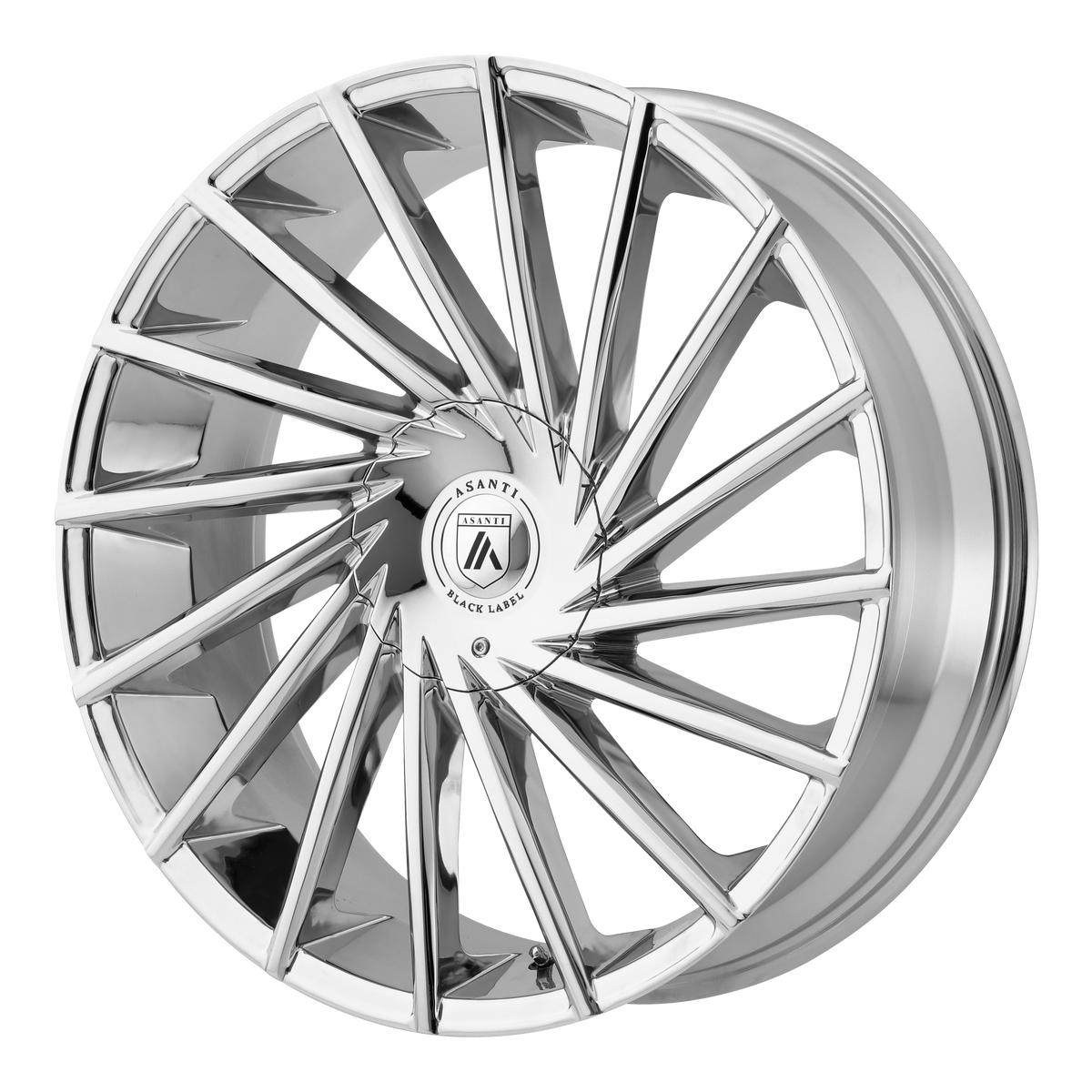 Asanti Black - AB018 26X10 5X5 CHROME 15MM
