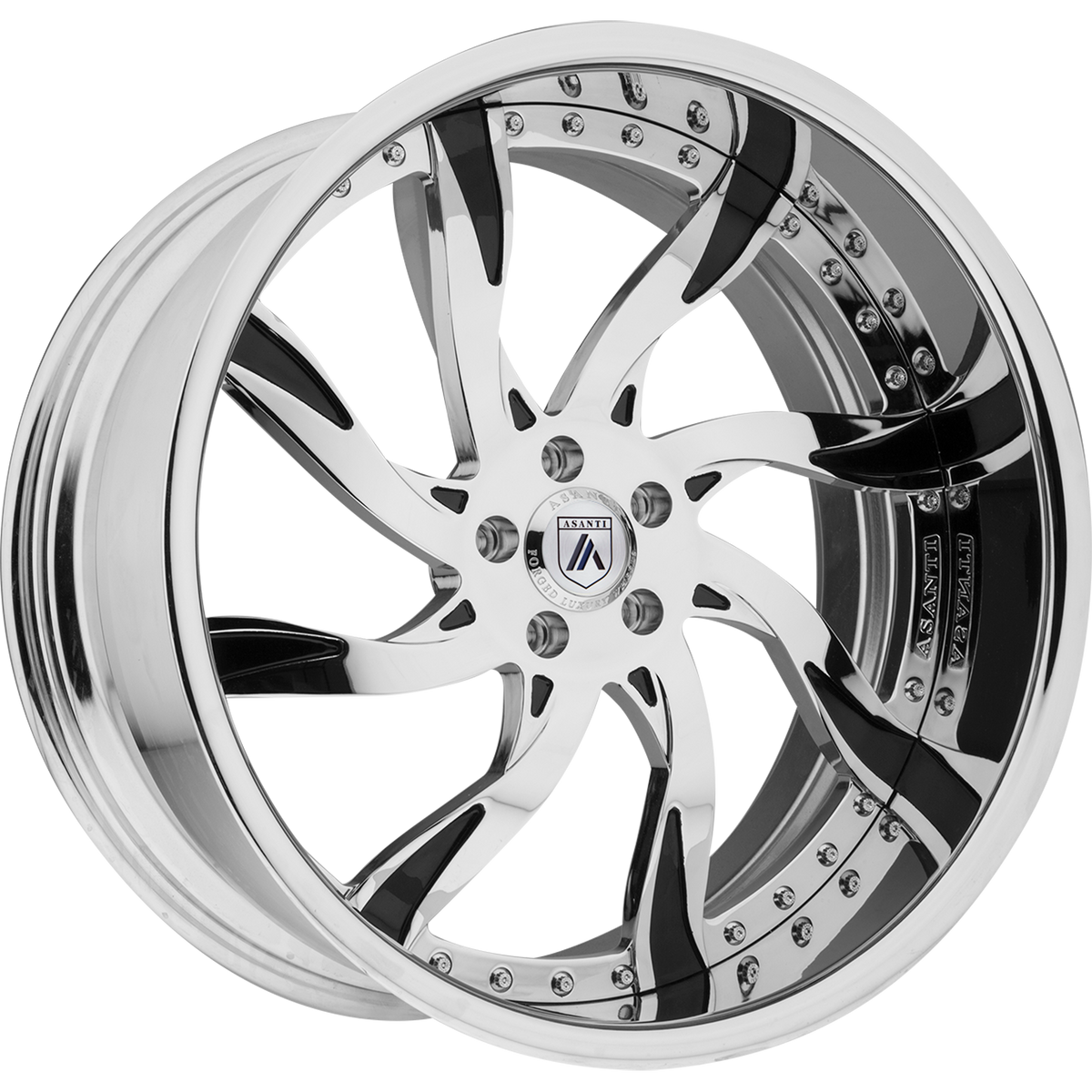 Asanti Forged - AF841 MONO 24X10 5X4.75 -6 BRUSHED LEFT