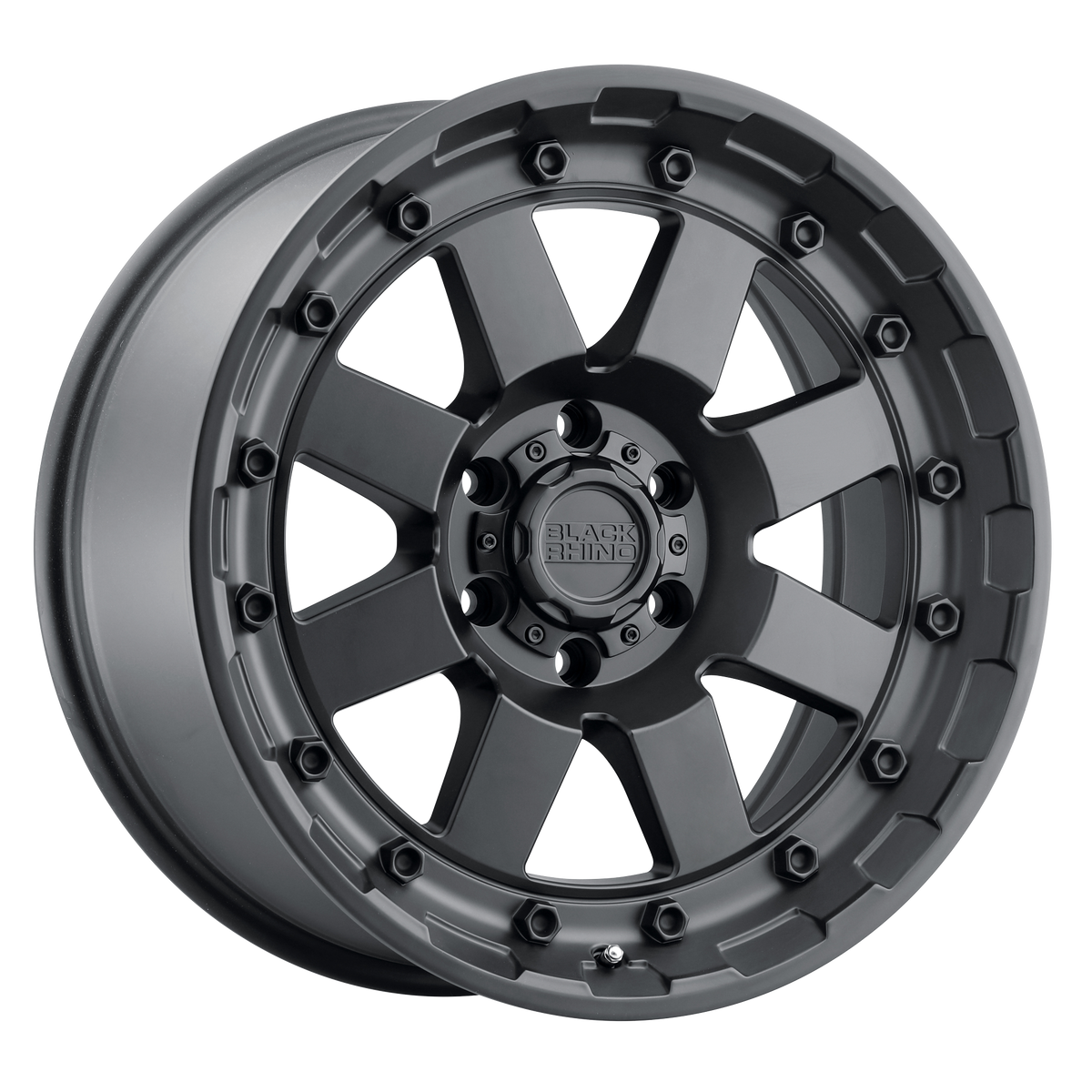 Black Rhino Hard Alloys - BR CLEGHORN 17X8.5 5X127 -18 71 M-BLK