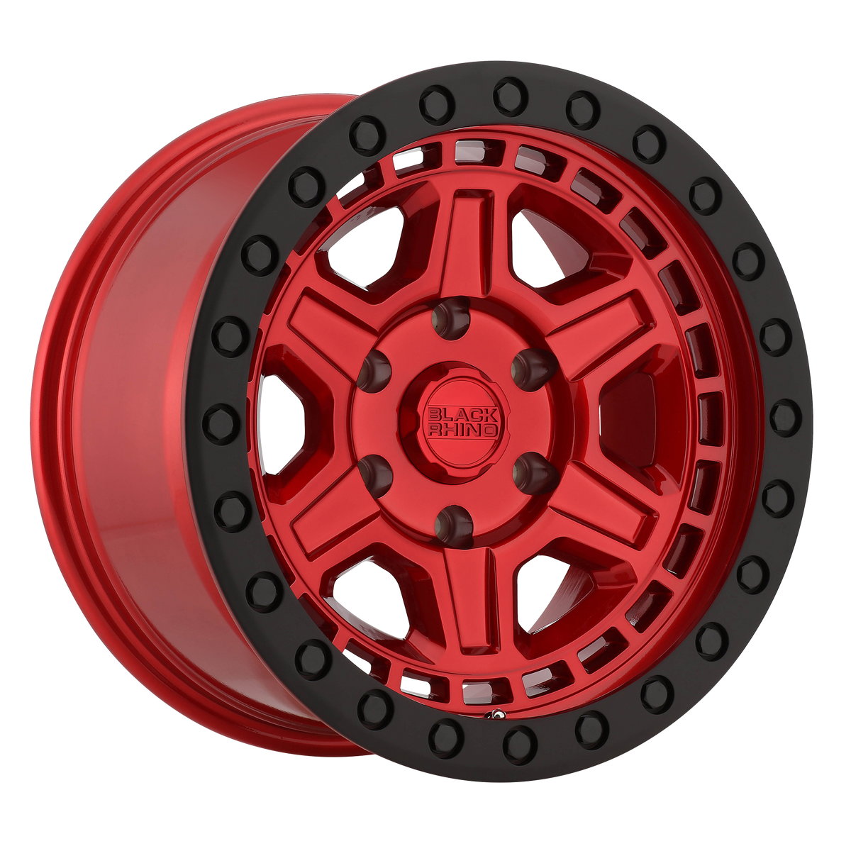 Black Rhino Hard Alloys - BR RENO 17X9 5X127 +0 71 CNDY RED BLK