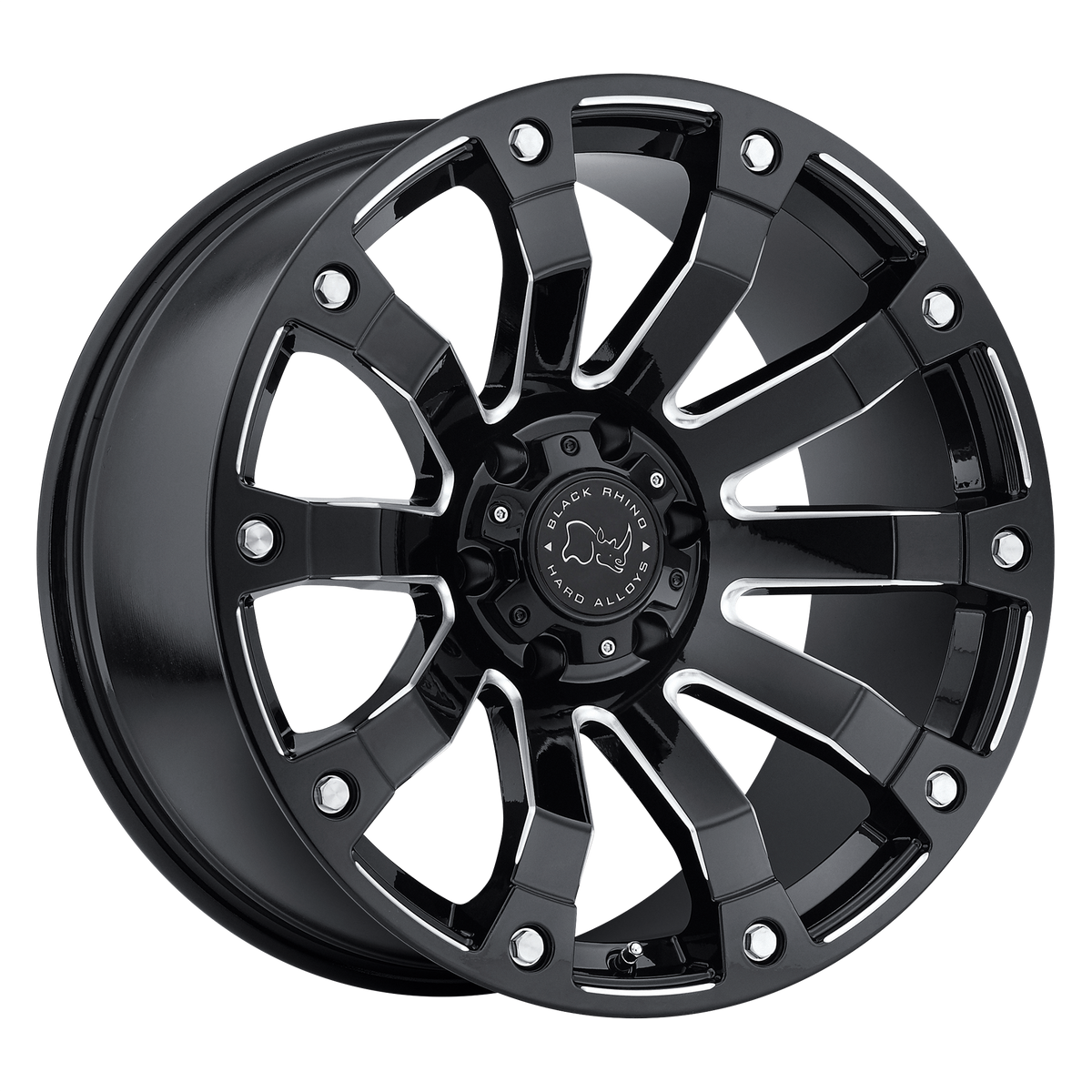 Black Rhino Hard Alloys - BR SELKIRK 20X10 5X139 -12 78 G-BLK MLD