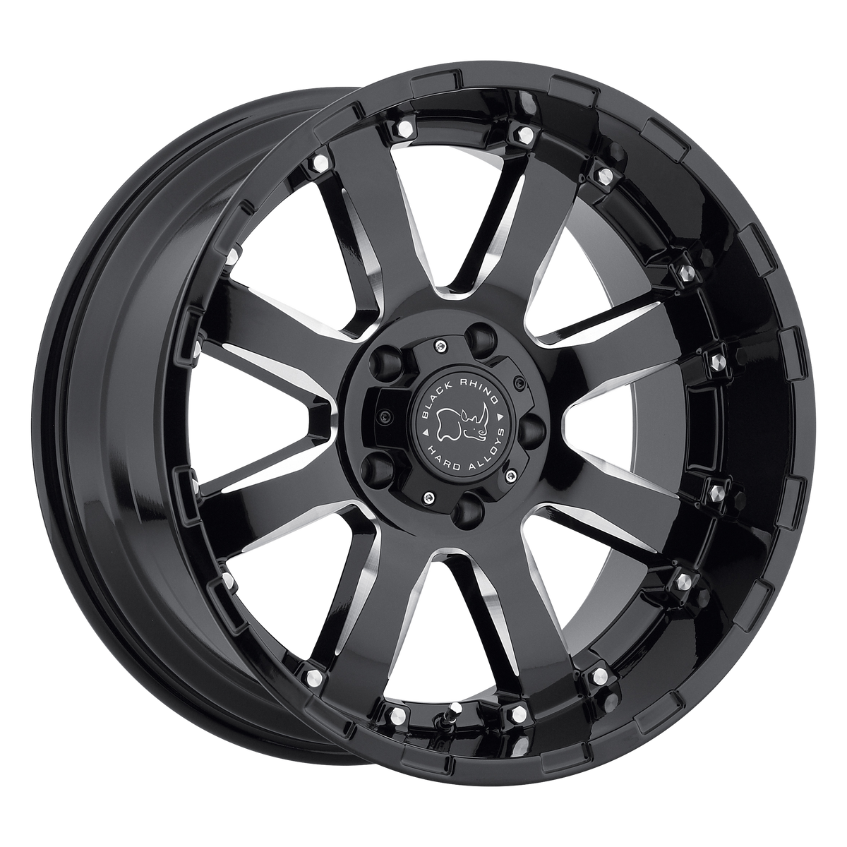 Black Rhino Hard Alloys - BR SIERRA 20X10 5X127 -23 78 G-BLK MLD