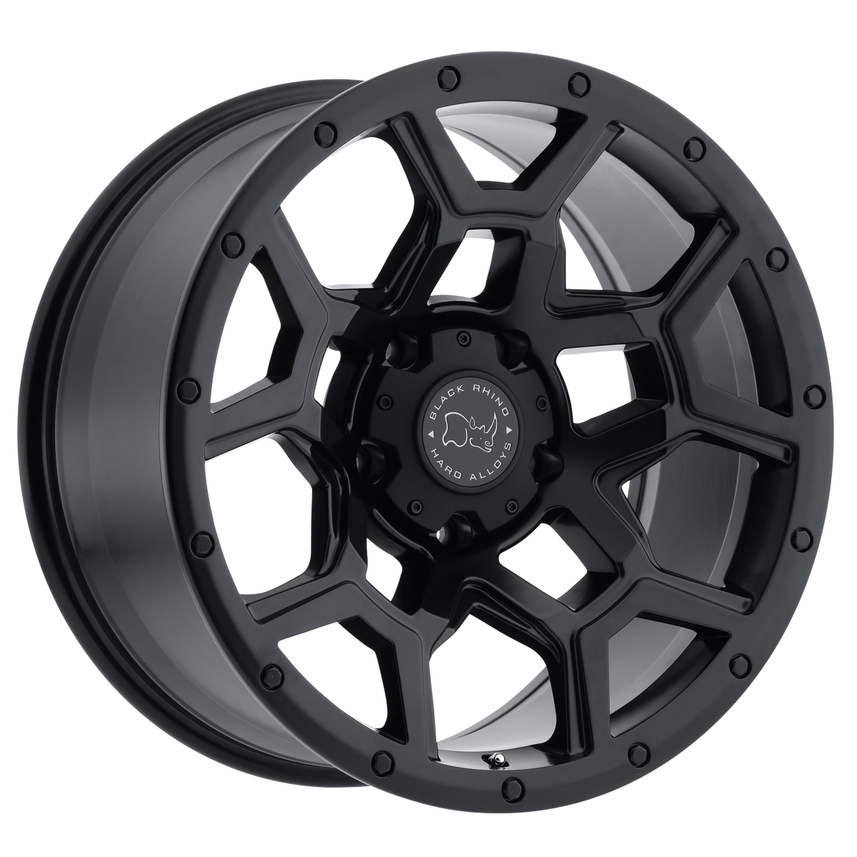 Black Rhino Hard Alloys - BR OVERLAND 17X9.5 5X127 -18 71 M-BLK