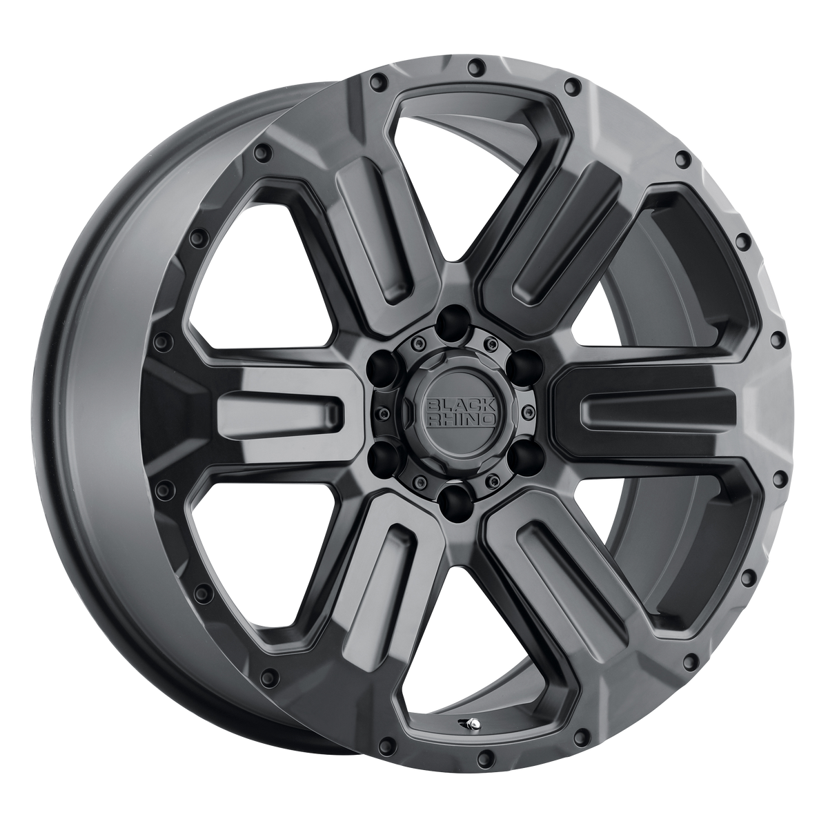 Black Rhino Hard Alloys - BR WANAKA 17X8.5 6X120 +35 67 M-BLK