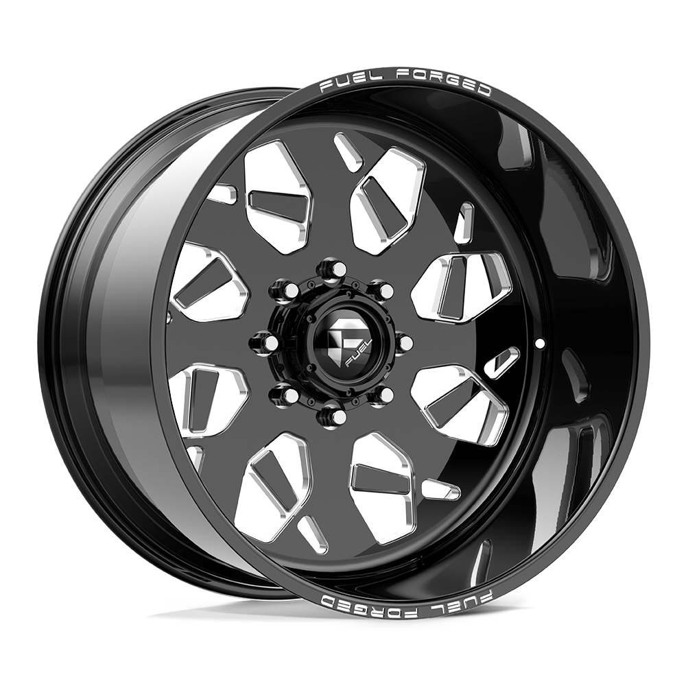 Fuel 1PC - FF111 DL 24X12 8X6.5 BLK/MILL LFT -40