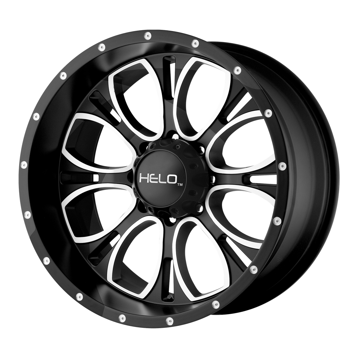 Helo - HE879 17X9 5X5 G-BLK/MILL BTCC -12MM
