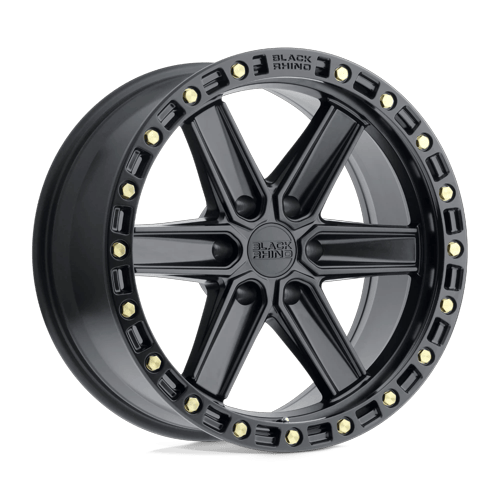 Black Rhino Hard Alloys - BR HENDSN 20X9.5 6X139 -18 112 M-BK BRAS