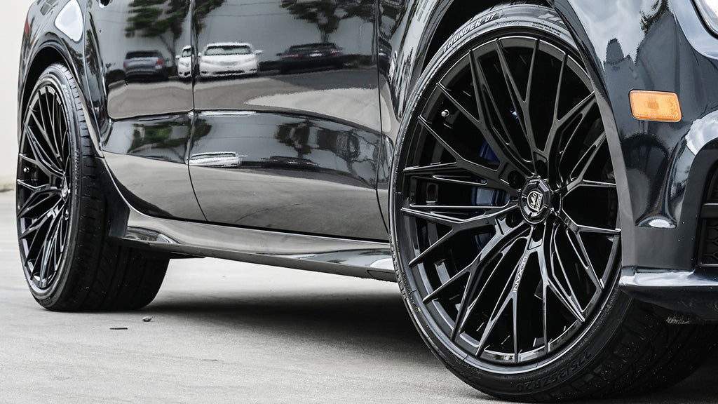 20" Lexani Wheels Aries Gloss Black Rims