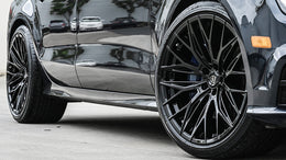 20" Lexani Wheels Aries Gloss Black Rims