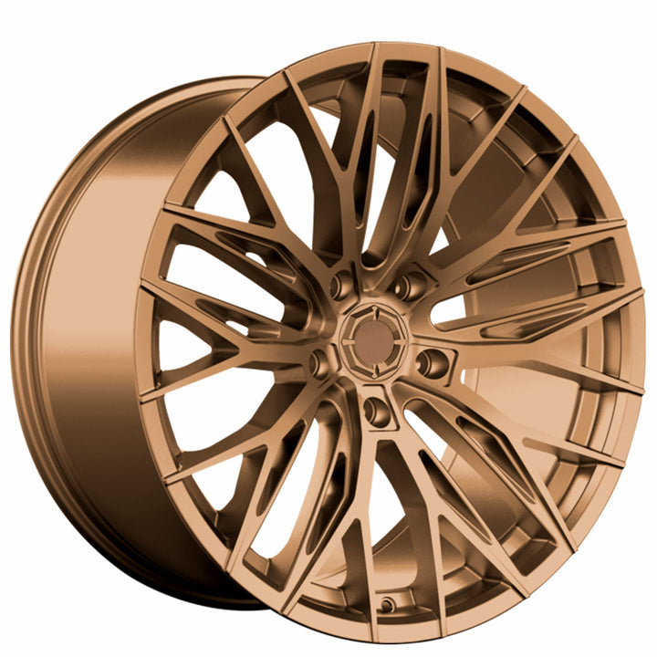 22" Lexani Wheels Aries Custom Satin Bronze Rims