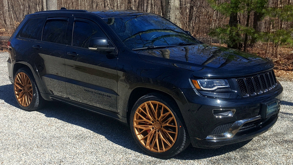 22" Lexani Wheels Aries Custom Satin Bronze Rims