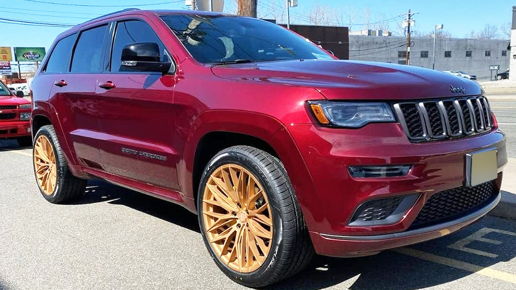 22" Lexani Wheels Aries Custom Satin Bronze Rims