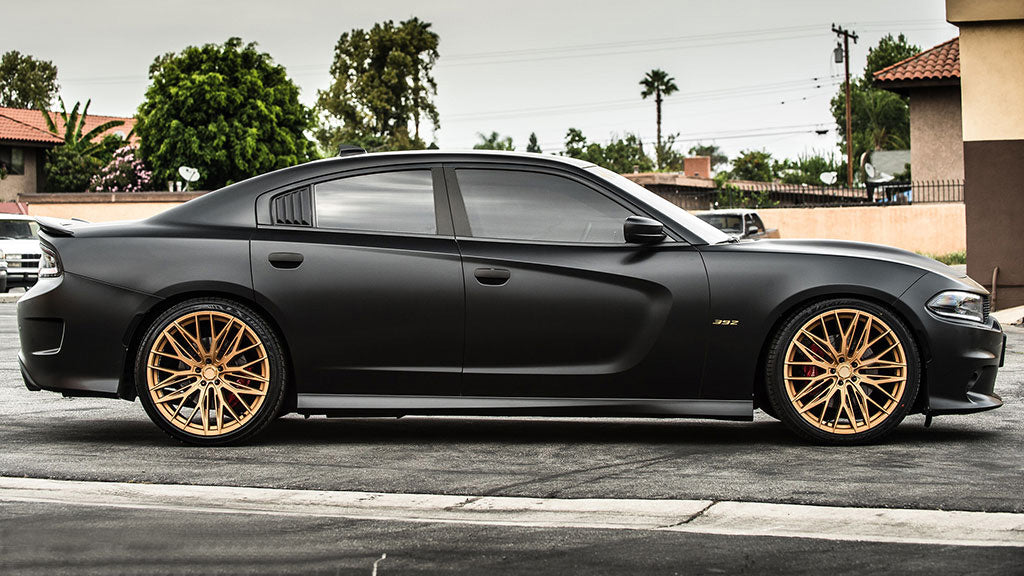 22" Lexani Wheels Aries Custom Satin Bronze Rims
