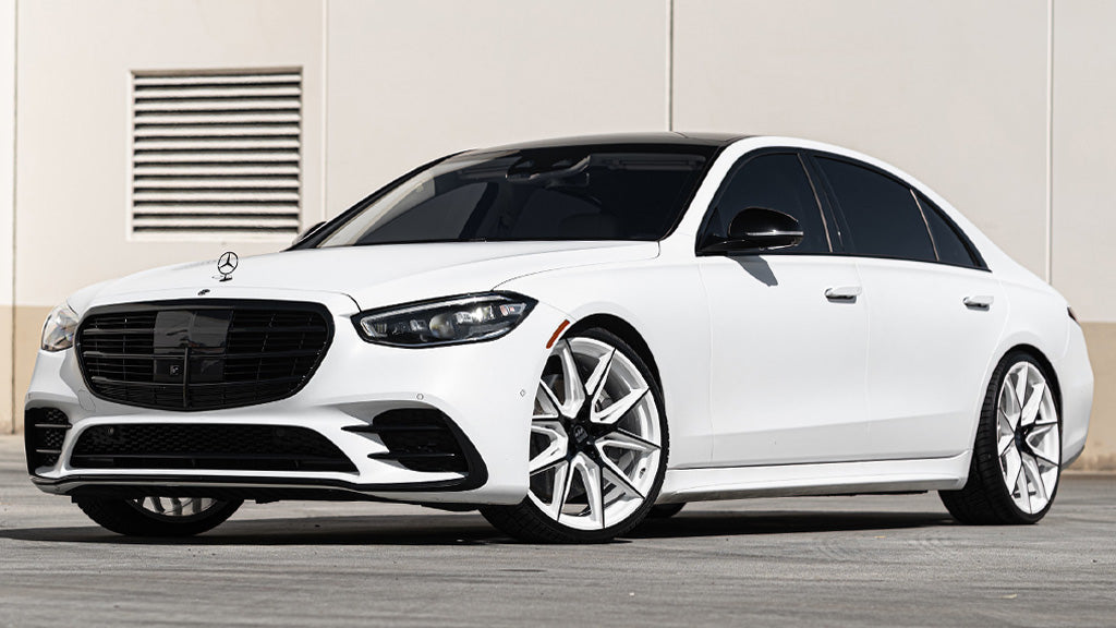 20" Lexani Wheels Hyper Custom Gloss White with Black Face Rims