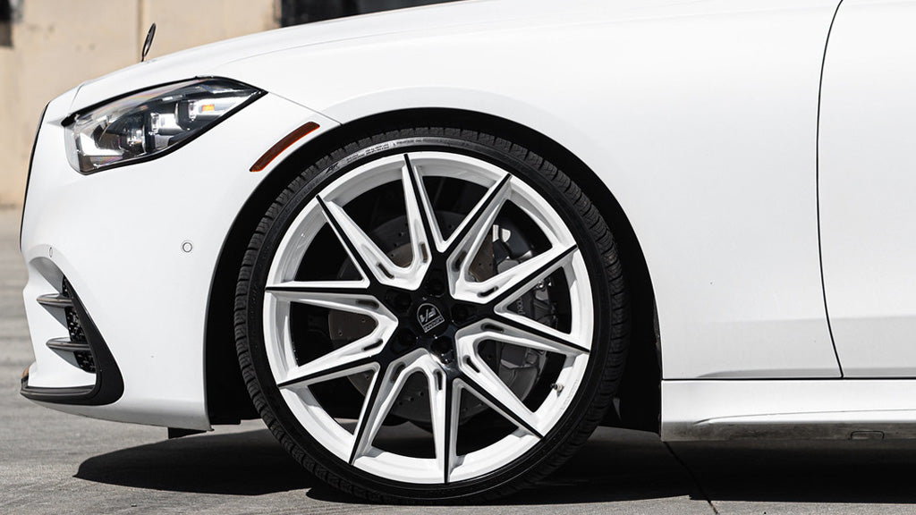20" Lexani Wheels Hyper Custom Gloss White with Black Face Rims